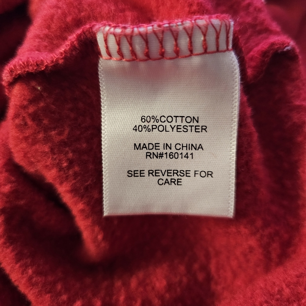 JUICY COUTURE Red Logo Crop top Sweatshirt β Size XS ππ₯ - Picture 9 of 10
